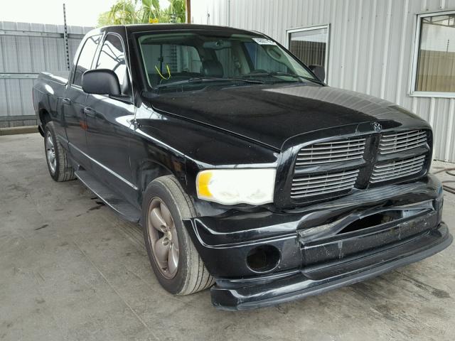 1D7HA18D33S304600 - 2003 DODGE RAM 1500 S BLACK photo 1