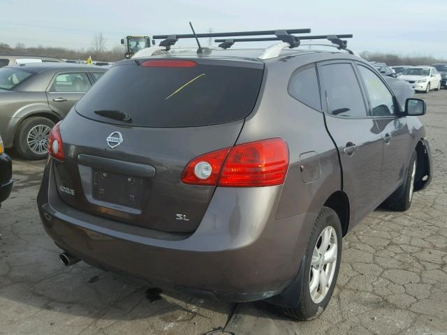 JN8AS58TX8W017282 - 2008 NISSAN ROGUE S TAN photo 4