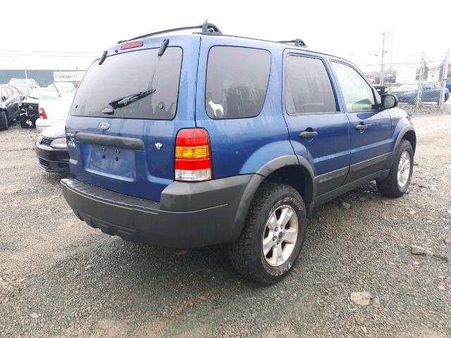 1FMYU93107KA08884 - 2007 FORD ESCAPE XLT BLUE photo 4