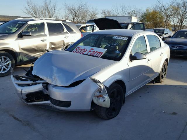 1G1AL55F867722282 - 2006 CHEVROLET COBALT LT SILVER photo 2