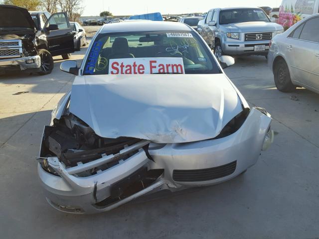 1G1AL55F867722282 - 2006 CHEVROLET COBALT LT SILVER photo 9