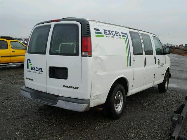 1GCHG35R111164246 - 2001 CHEVROLET EXPRESS G3 WHITE photo 4