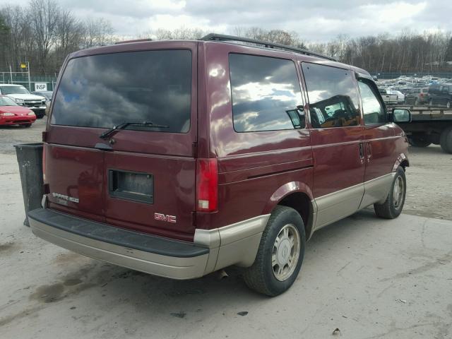 1GKEL19XX5B502209 - 2005 GMC SAFARI XT MAROON photo 4