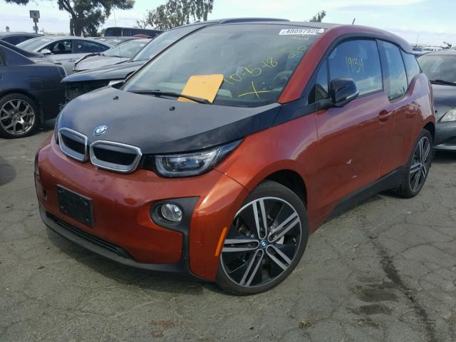 WBY1Z2C51FV287517 - 2015 BMW I3 BEV RED photo 2