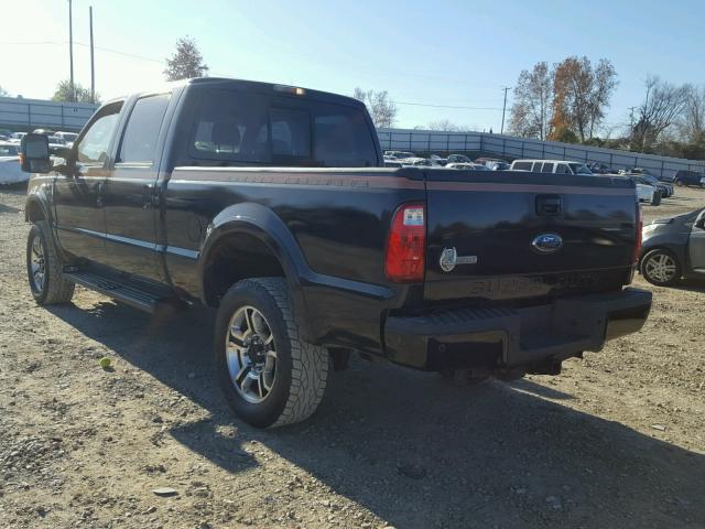 1FTWW31RX8ED50239 - 2008 FORD F350 SRW S BLACK photo 3