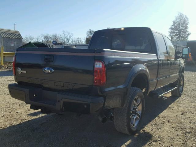 1FTWW31RX8ED50239 - 2008 FORD F350 SRW S BLACK photo 4