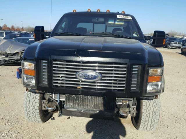 1FTWW31RX8ED50239 - 2008 FORD F350 SRW S BLACK photo 9