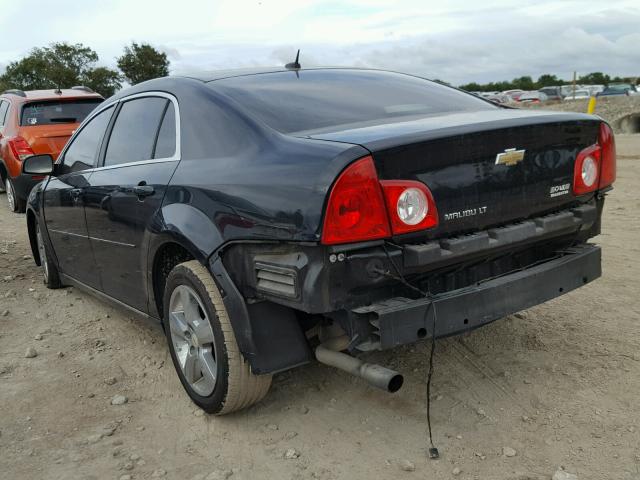 1G1ZD5E14BF366434 - 2011 CHEVROLET MALIBU 2LT BLACK photo 3