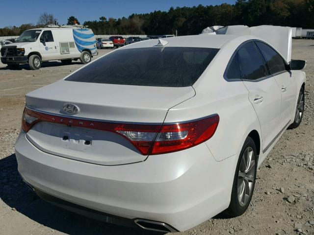 KMHFG4JG2FA464298 - 2015 HYUNDAI AZERA WHITE photo 4