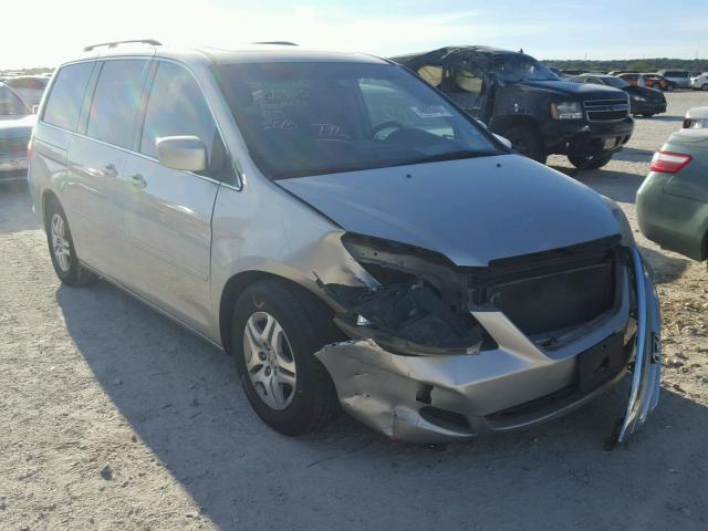 5FNRL386X7B441445 - 2007 HONDA ODYSSEY EX SILVER photo 1
