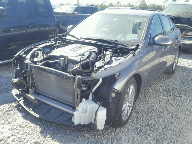 JN1BV7AP5FM357791 - 2015 INFINITI Q50 BASE Gris foto 2