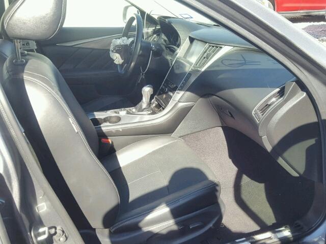 JN1BV7AP5FM357791 - 2015 INFINITI Q50 BASE Gris foto 5