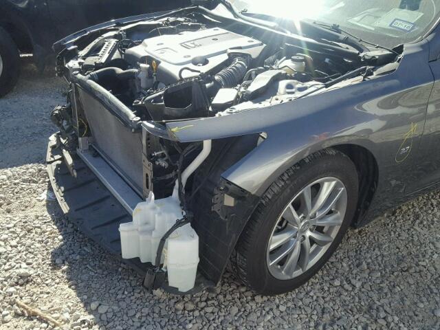 JN1BV7AP5FM357791 - 2015 INFINITI Q50 BASE Gris foto 9