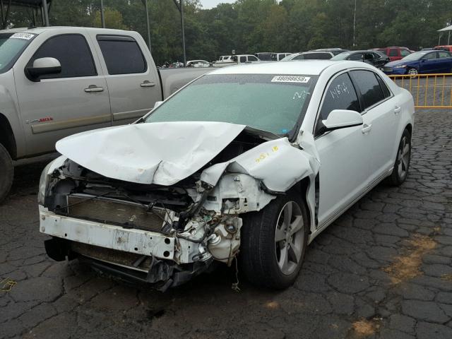 1G1ZC5EU0BF147600 - 2011 CHEVROLET MALIBU 1LT WHITE photo 2