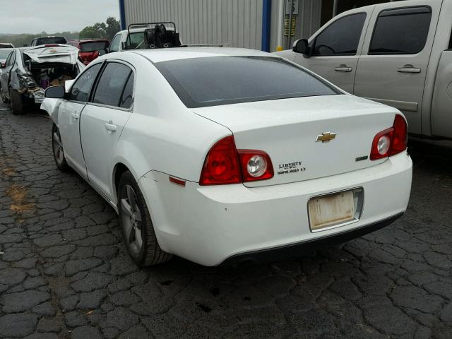 1G1ZC5EU0BF147600 - 2011 CHEVROLET MALIBU 1LT WHITE photo 3