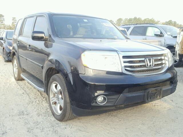 5FNYF3H49DB004386 - 2013 HONDA PILOT EX BLACK photo 1