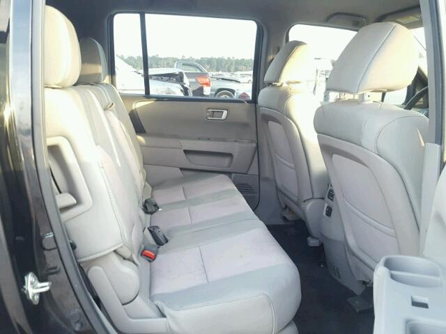 5FNYF3H49DB004386 - 2013 HONDA PILOT EX BLACK photo 6