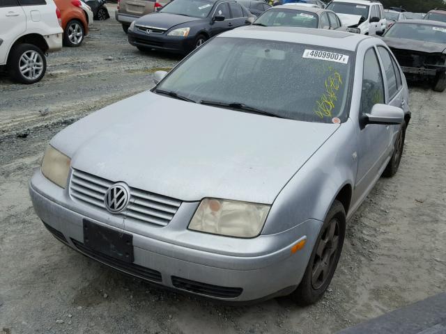 3VWSB69M22M157814 - 2002 VOLKSWAGEN JETTA GLS GRAY photo 2