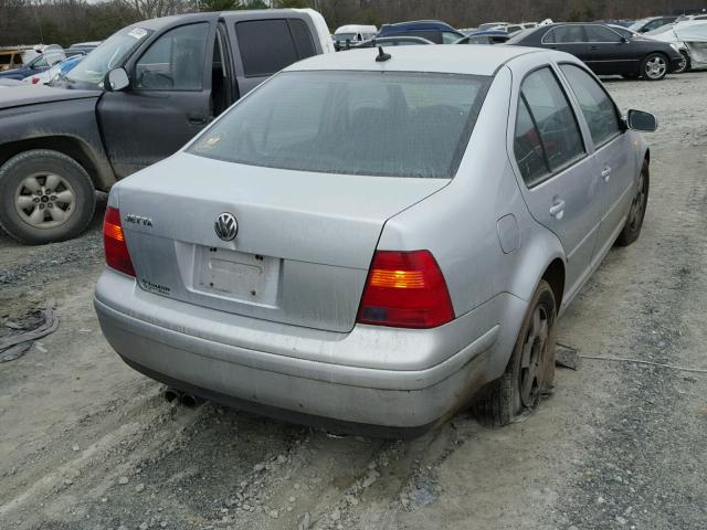 3VWSB69M22M157814 - 2002 VOLKSWAGEN JETTA GLS GRAY photo 4