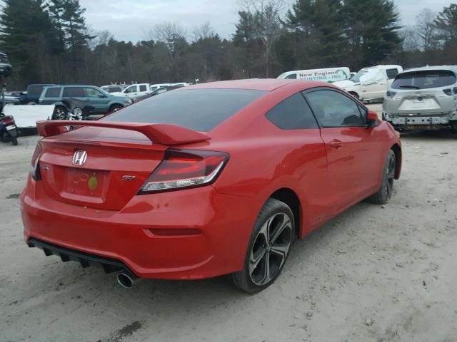 2HGFG4A50EH701682 - 2014 HONDA CIVIC SI RED photo 4