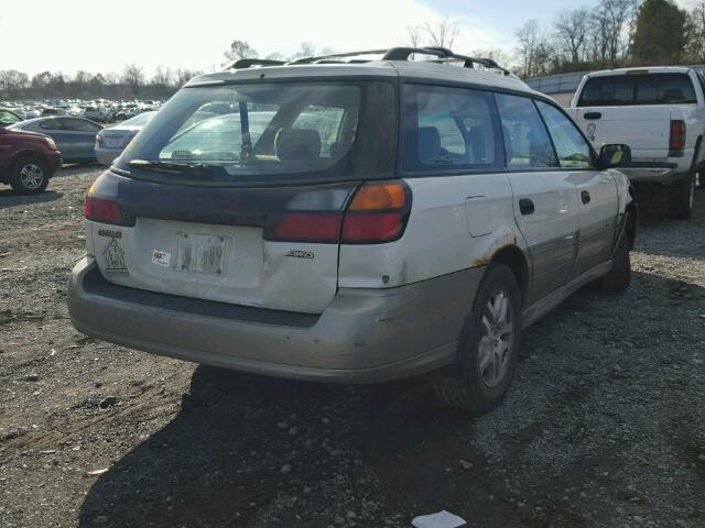 4S3BH675127644008 - 2002 SUBARU LEGACY OUT WHITE photo 4