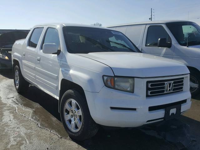 2HJYK16458H535812 - 2008 HONDA RIDGELINE WHITE photo 1