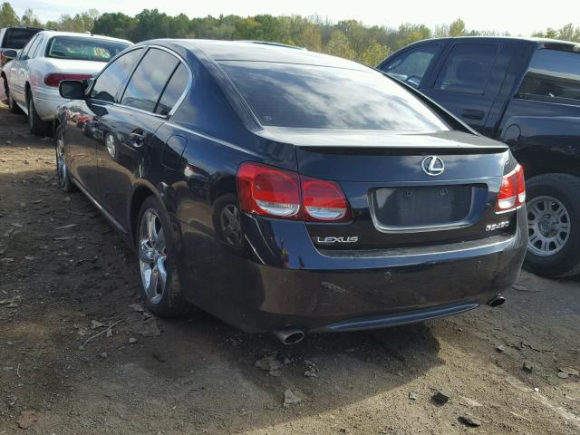 JTHBN96S665010632 - 2006 LEXUS GS GENERAT BLACK photo 3