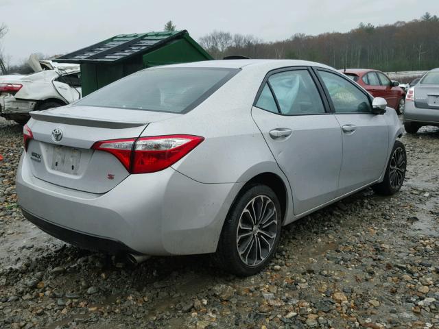 2T1BURHEXGC538772 - 2016 TOYOTA COROLLA L SILVER photo 4