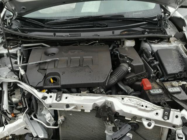 2T1BURHEXGC538772 - 2016 TOYOTA COROLLA L SILVER photo 7