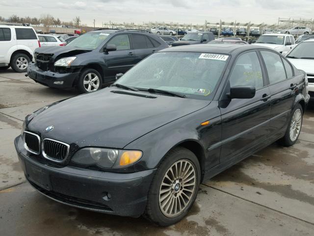 WBAEU33422PF70831 - 2002 BMW 325 XI BLACK photo 2