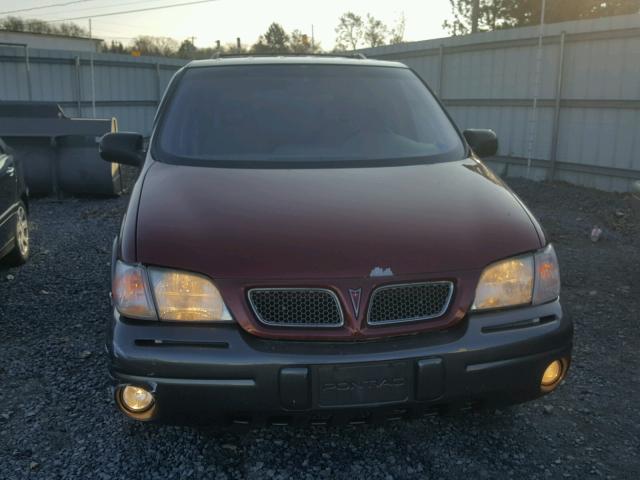 1GMDU03E1XD176423 - 1999 PONTIAC MONTANA / BURGUNDY photo 9