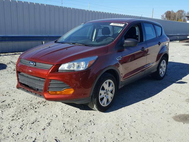 1FMCU0F75EUB69075 - 2014 FORD ESCAPE S ORANGE photo 2