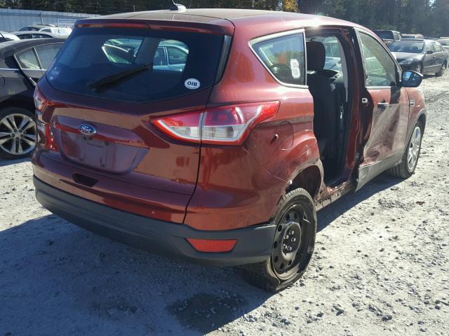 1FMCU0F75EUB69075 - 2014 FORD ESCAPE S ORANGE photo 4