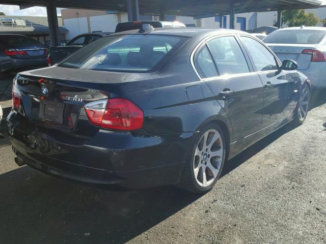 WBAVB33586PS19729 - 2006 BMW 330 I BLACK photo 4