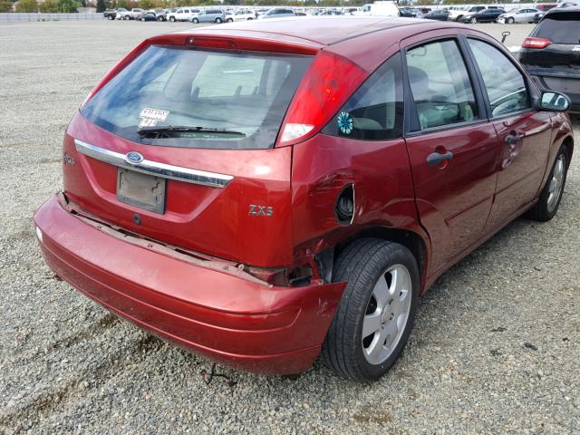 3FAFP37312R116288 - 2002 FORD FOCUS ZX5 RED photo 4