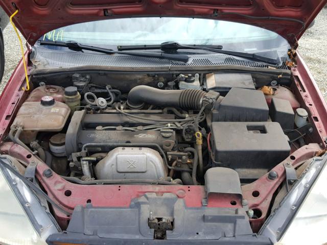 3FAFP37312R116288 - 2002 FORD FOCUS ZX5 RED photo 7