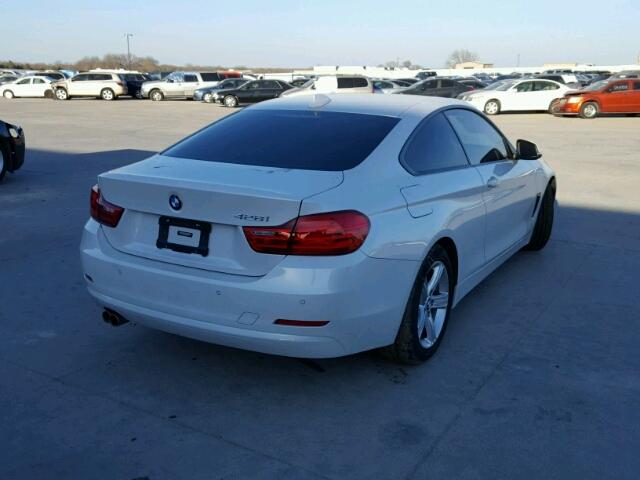 WBA3N7C58EK221479 - 2014 BMW 428 I WHITE photo 4