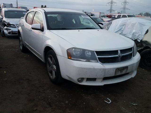 1B3LC76M48N660484 - 2008 DODGE AVENGER R/ WHITE photo 1