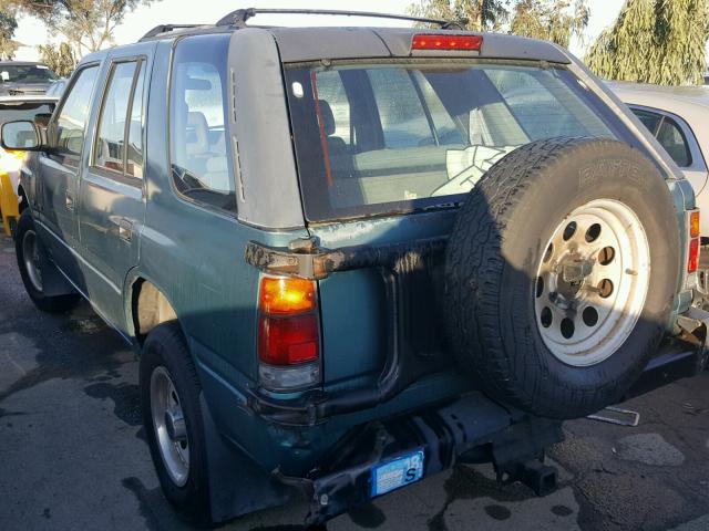 4S2CG58V8S4306093 - 1995 ISUZU RODEO S GREEN photo 3