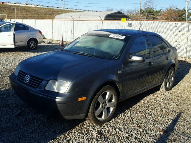 3VWSK69M43M074810 - 2003 VOLKSWAGEN JETTA GLS GRAY photo 2