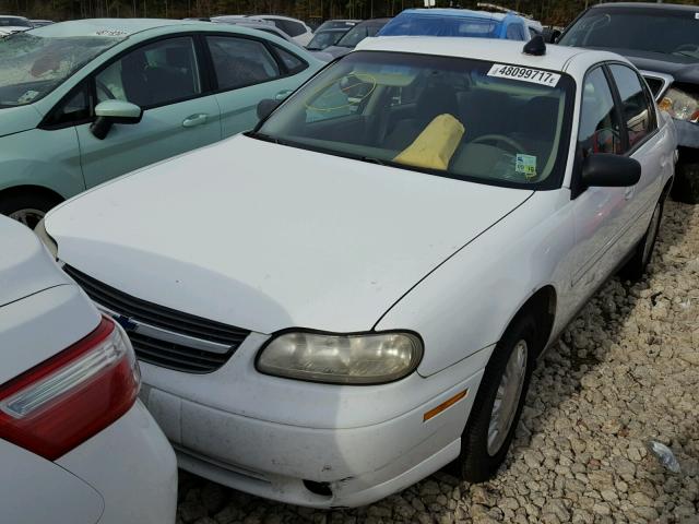 1G1ND52J22M676953 - 2002 CHEVROLET MALIBU WHITE photo 2