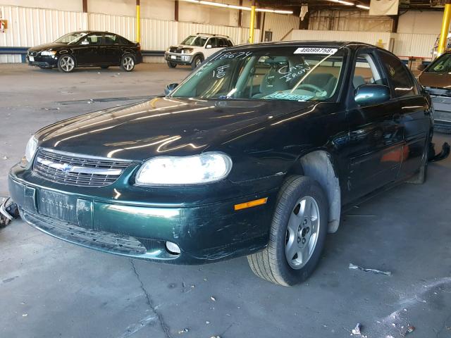 1G1NE52J42M557850 - 2002 CHEVROLET MALIBU LS Yaşıl foto 2