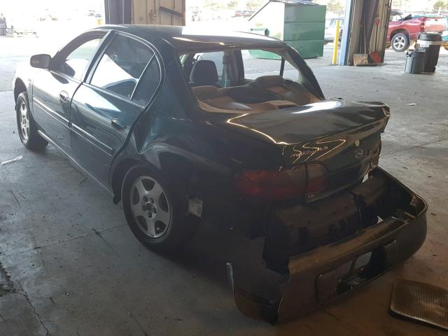 1G1NE52J42M557850 - 2002 CHEVROLET MALIBU LS Yaşıl foto 3