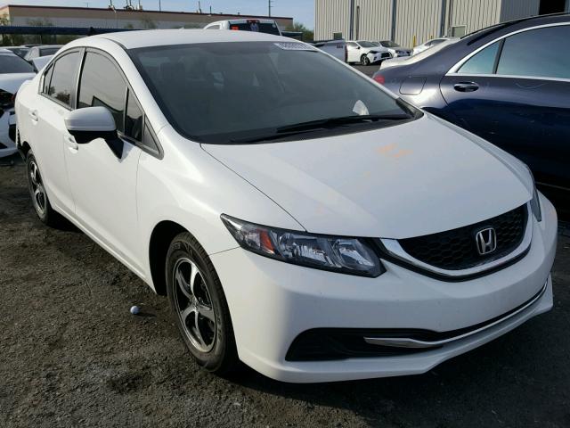 19XFB2F7XFE097289 - 2015 HONDA CIVIC SE WHITE photo 1