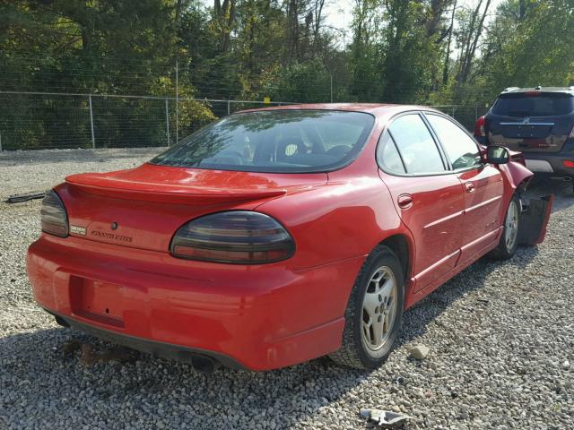 1G2WP52K51F203213 - 2001 PONTIAC GRAND PRIX RED photo 4