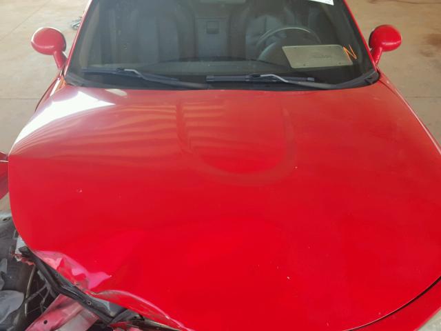 JM1NC26F580143803 - 2008 MAZDA MX-5 MIATA RED photo 7