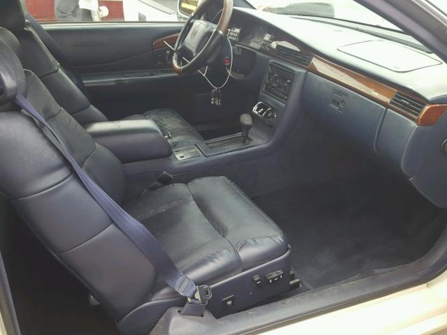 1G6EL12YXSU614090 - 1995 CADILLAC ELDORADO CREAM photo 5