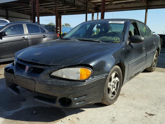 1G2NW52E64C115463 - 2004 PONTIAC GRAND AM G BLACK photo 2