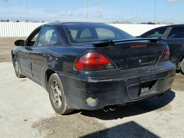 1G2NW52E64C115463 - 2004 PONTIAC GRAND AM G BLACK photo 3