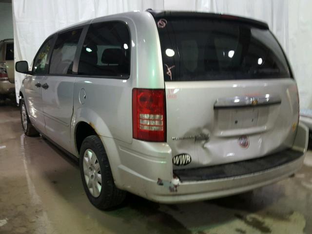 2A8HR44H08R138342 - 2008 CHRYSLER TOWN & COU GRAY photo 3